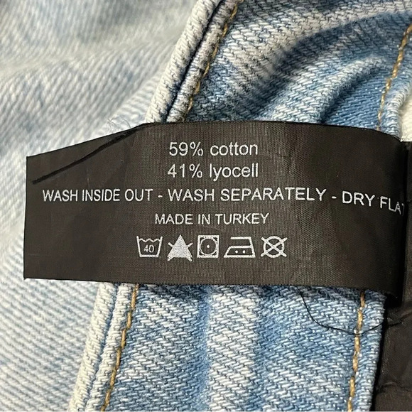 GOOD AMERICAN x ZARA ZW 90’s Relaxed Jeans - Picture 7 of 8